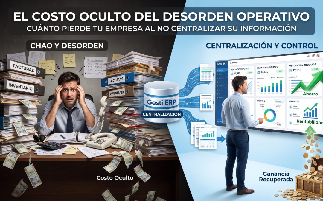 El costo oculto del desorden operativo: Cuánto pierde tu empresa al no centralizar su información